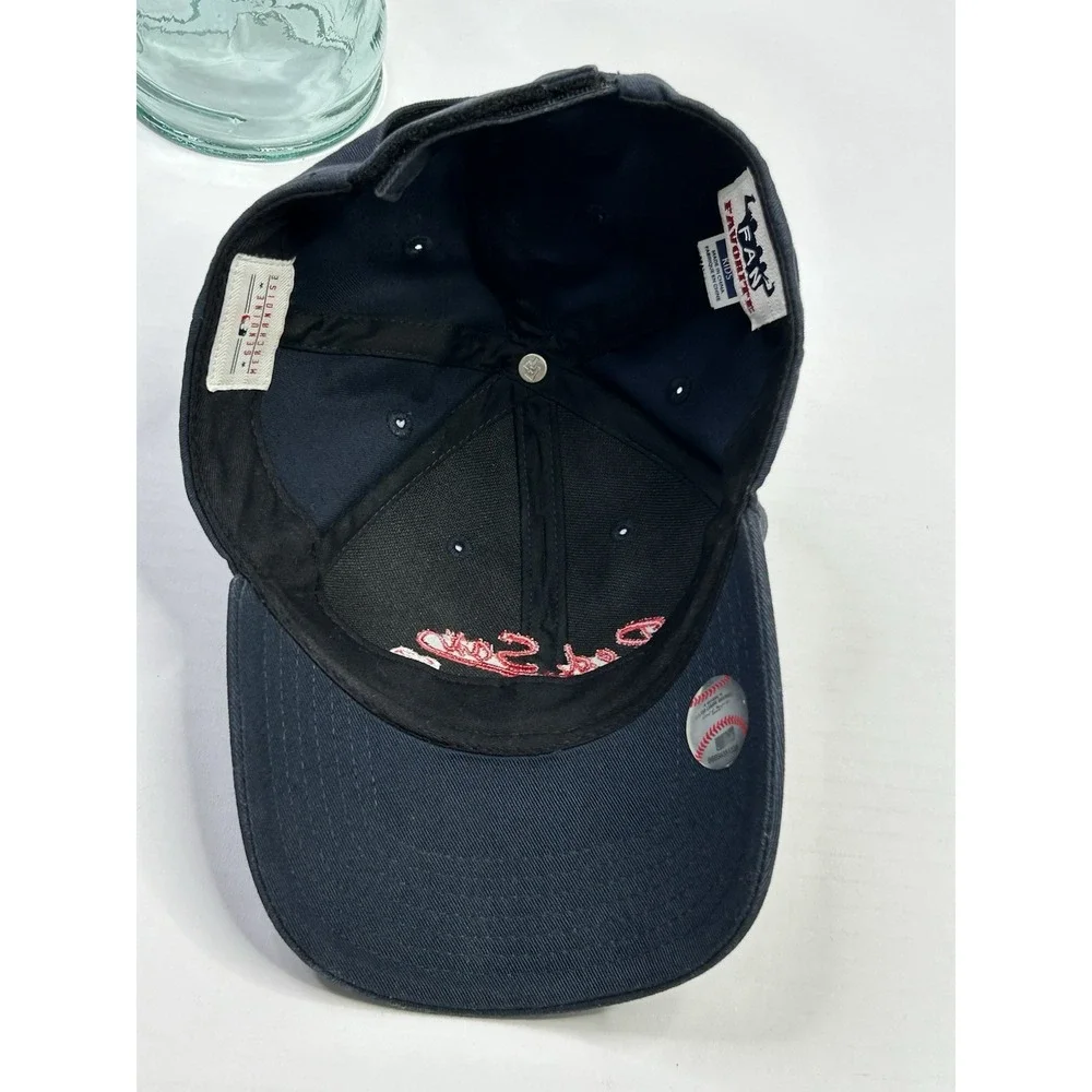 Boston Red Sox MLB Hat Cap Genuine Merchandise Kids Size Strapback Blue Flaws
